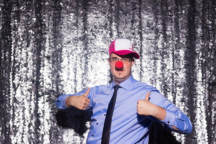 Silver Sparkle Hintergrund von Fotobox Fete - Thorsten Hennig Fotograf aus Paderborn