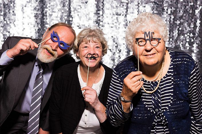 Silver Sparkle Hintergrund von Fotobox Fete - Thorsten Hennig Fotograf aus Paderborn